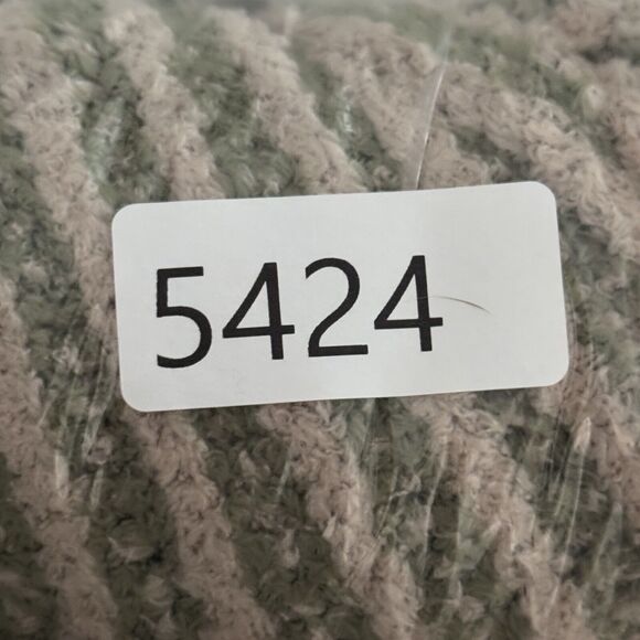 Line and Dot Sweater Womens Medium Taupe Olive‎ Stripe Open Kimberly Cardigan - Picture 10 of 10